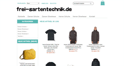 Desktop Screenshot of frei-gartentechnik.de